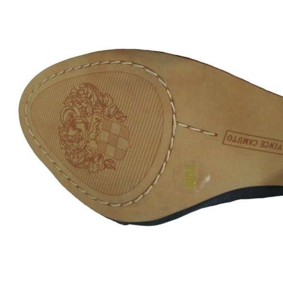 Vince Camuto Eliaz Lace Up Strappy Dress Sandal Cone heel Women's Size 5.5 Navy - Picture 8 of 8